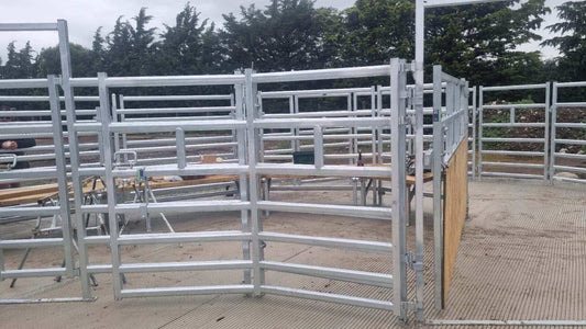 A circular forcing pen and drafting gates
