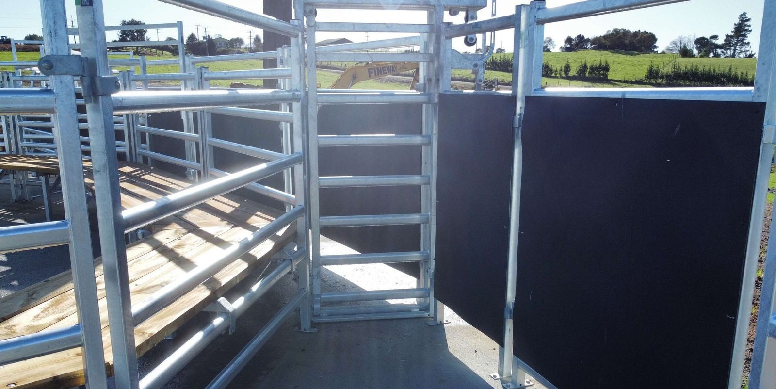 We use visual barriers in high intensity areas.
